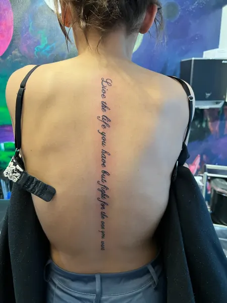 Tattoo af Melissa