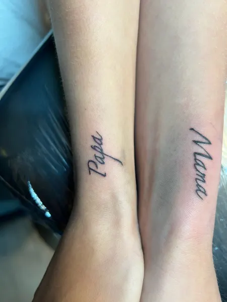 Tattoo af Melissa